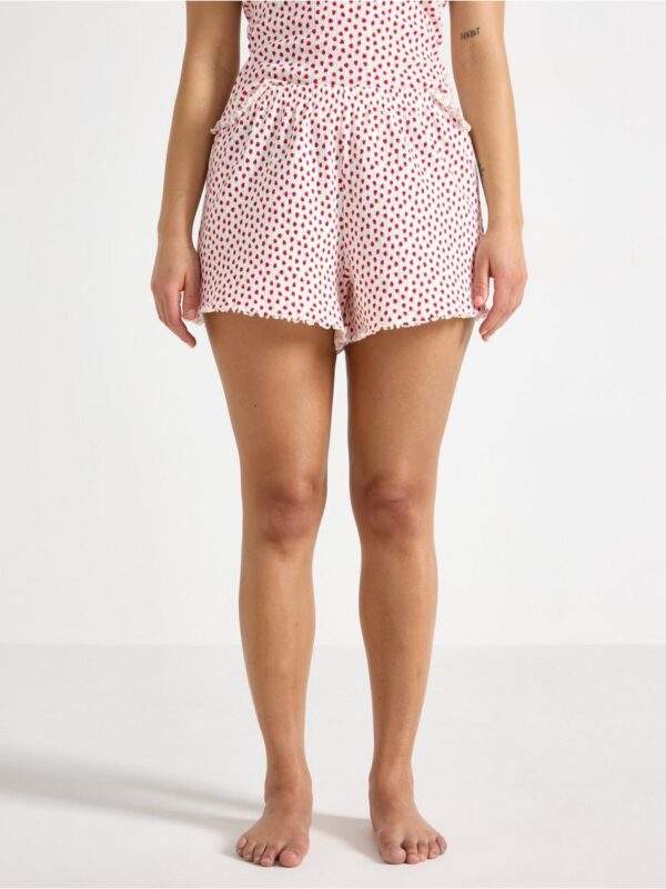Pyjama shorts in pointelle - 3005277-3675