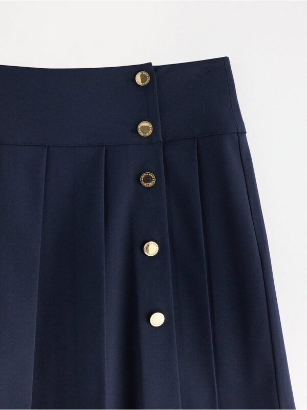 Pleated mini skirt - 3005282-2521
