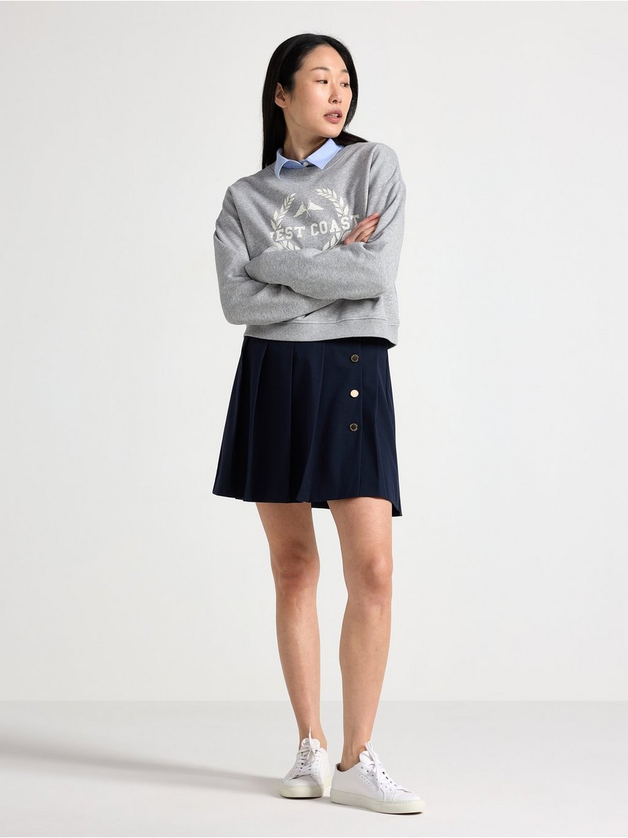 Suknja – Pleated mini skirt