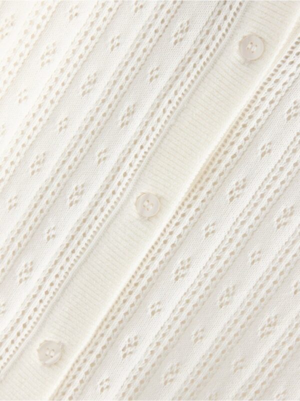 Pattern-knit cardigan - 3005300-325