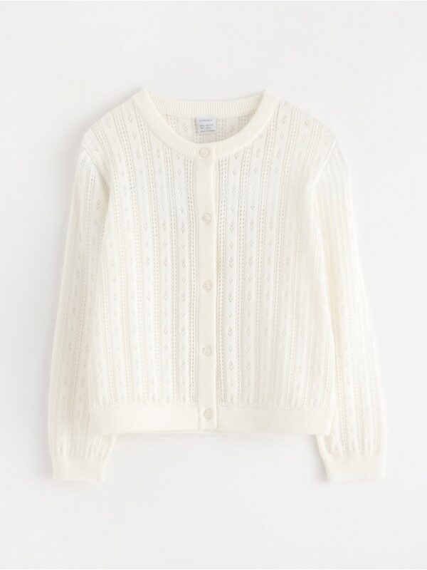 Pattern-knit cardigan - 3005300-325