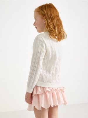 Pattern-knit cardigan - 3005300-325