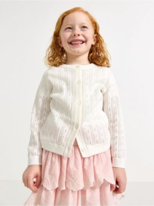 Pattern-knit cardigan - 3005300-325