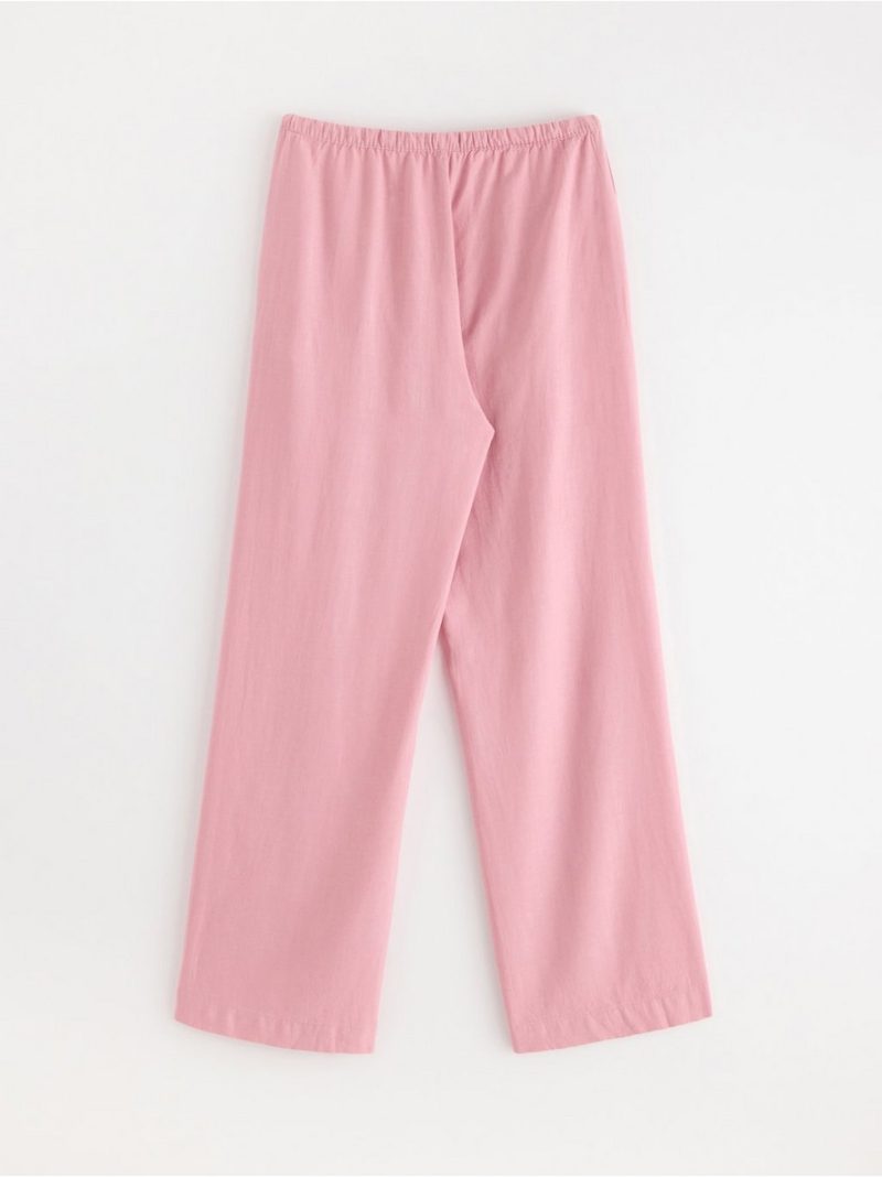 BELLA straight trousers in linen blend - 3005381-7139