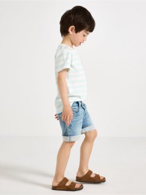 STAFFAN Straight leg  denim shorts with superstretch - 3005404-766