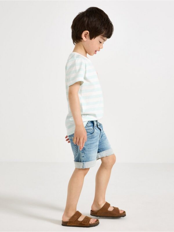 STAFFAN Straight leg  denim shorts with superstretch - 3005404-766