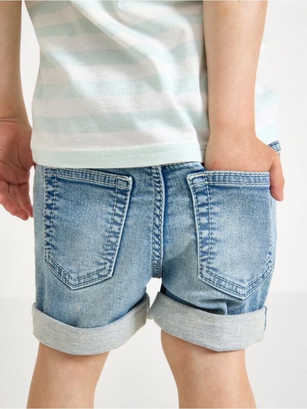 STAFFAN Straight leg  denim shorts with superstretch - 3005404-766