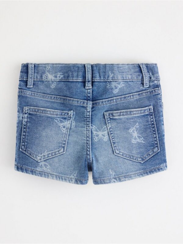 Denim shorts with superstretch - 3005407-791