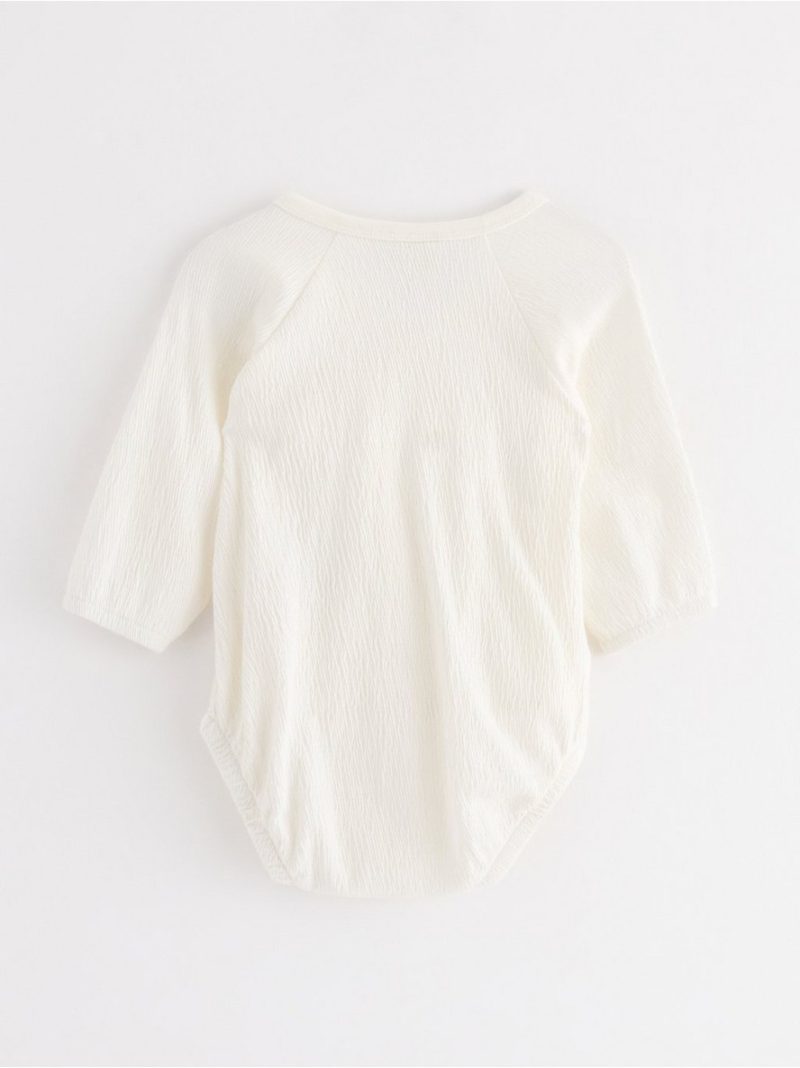 Wrap bodysuit with loose fit - 3005433-325