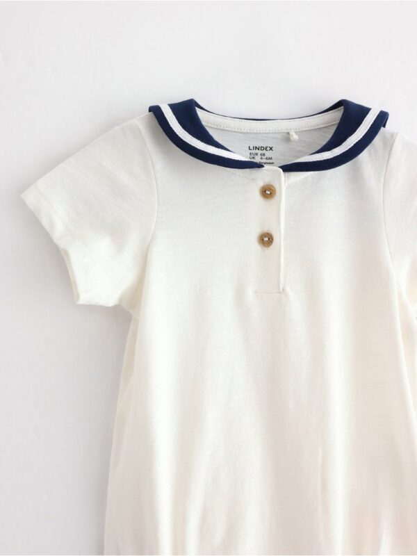 Bodysuit with sailor collar - 3005460-325