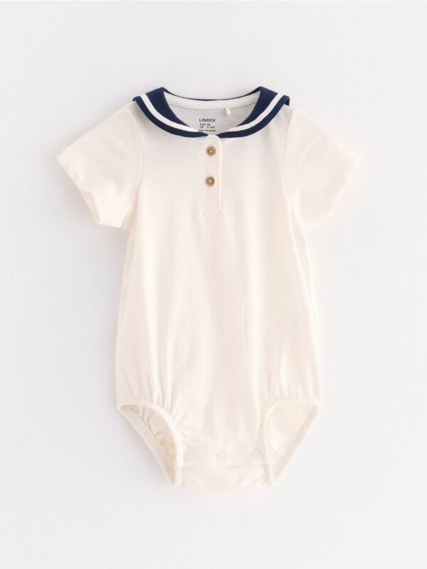 Bodysuit with sailor collar - 3005460-325