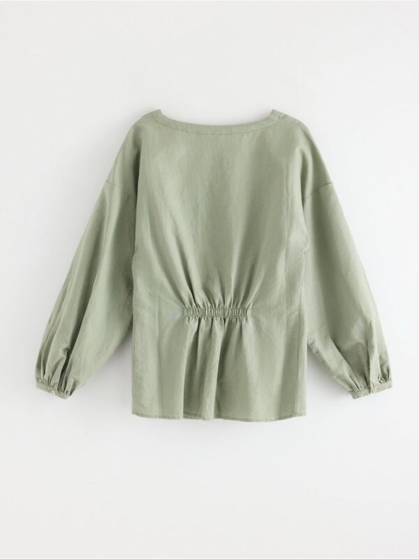 Blouse in linen blend - 3005518-5601