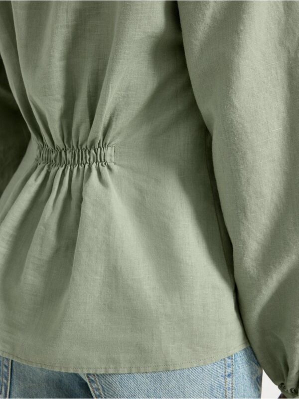 Blouse in linen blend - 3005518-5601