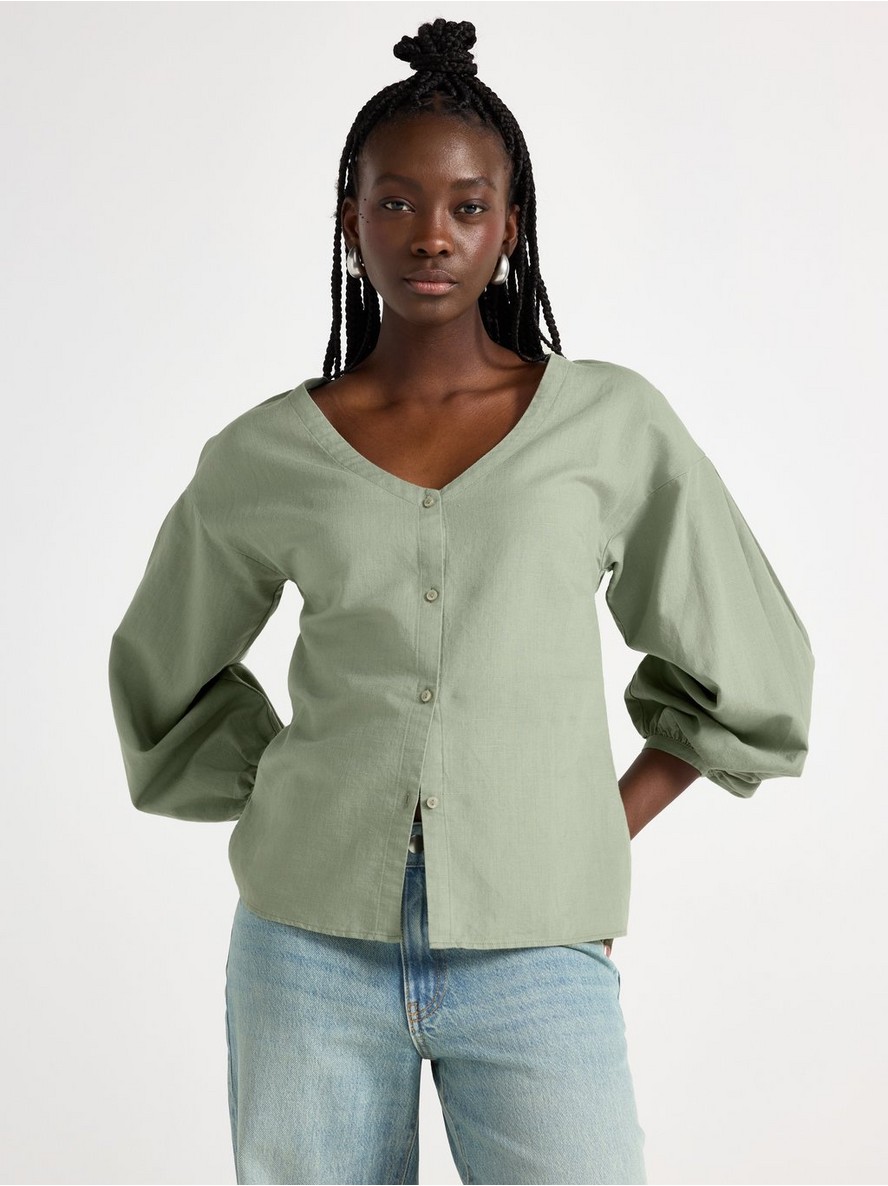 Bluza – Blouse in linen blend