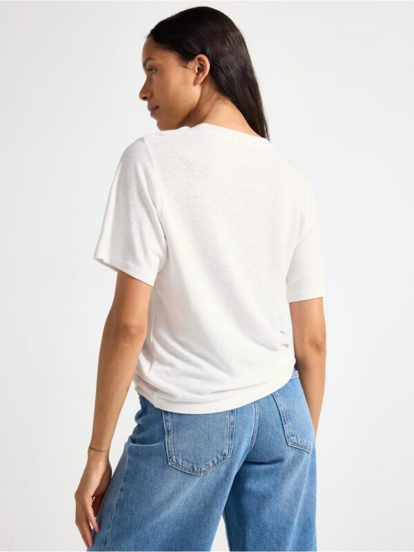 T-shirt in linen blend - 3005523-70