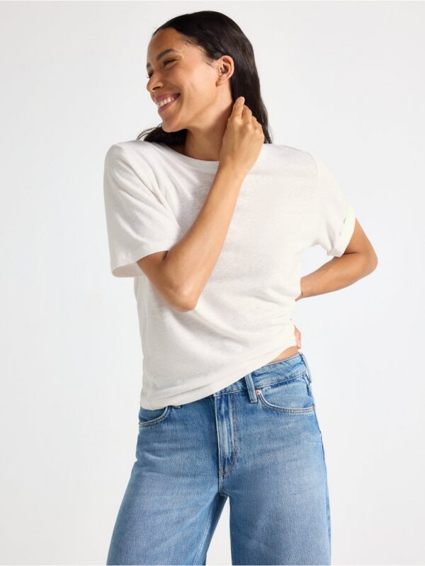 T-shirt in linen blend - 3005523-70