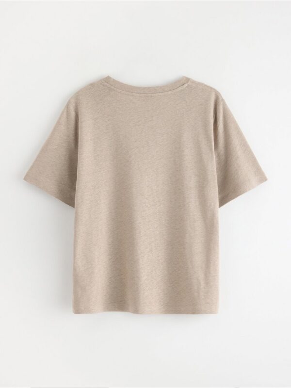 T-shirt in linen blend - 3005523-7742