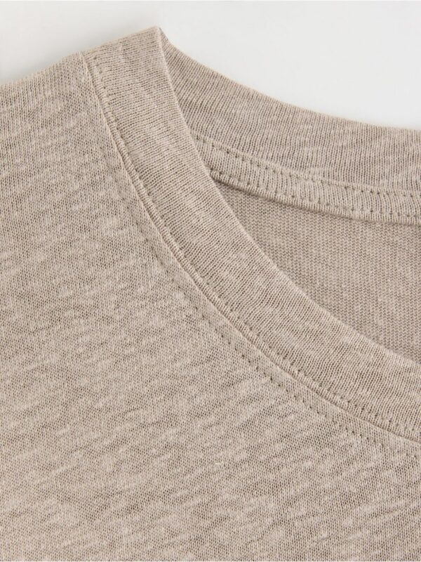 T-shirt in linen blend - 3005523-7742