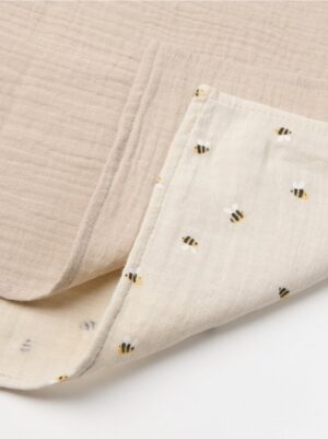 2-pack  snuggle blanket in cotton muslin - 3005560-7458