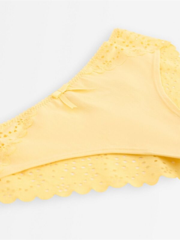 Brazilian briefs with broderie anglaise - 3005629-9681