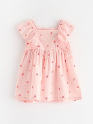 Dress with flounce sleeves - 3005635-7491