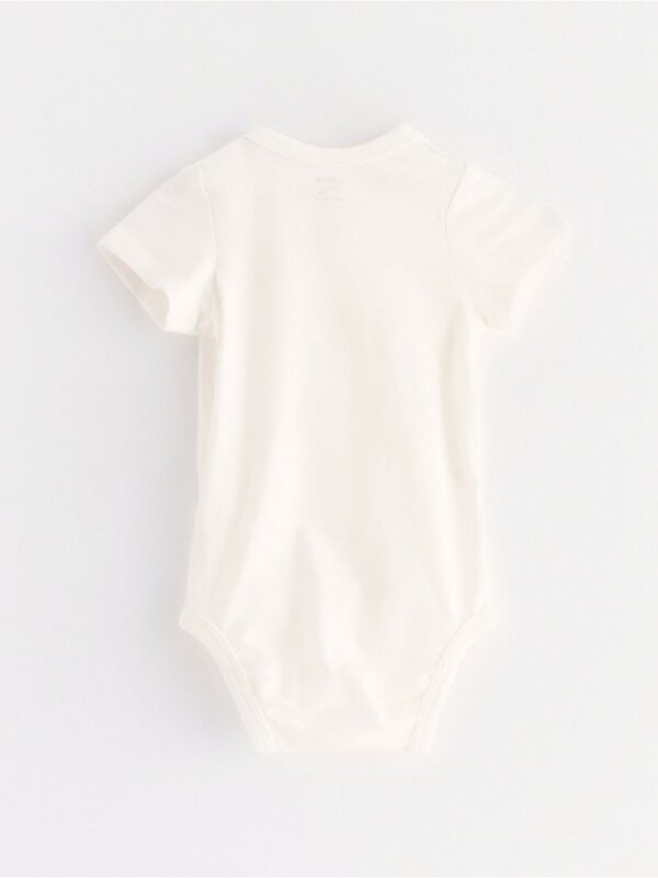Wrap bodysuit in slub jersey - 3005636-325