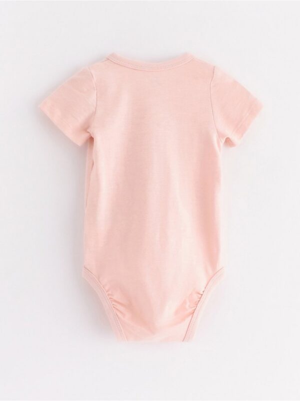 Wrap bodysuit in slub jersey - 3005636-6907