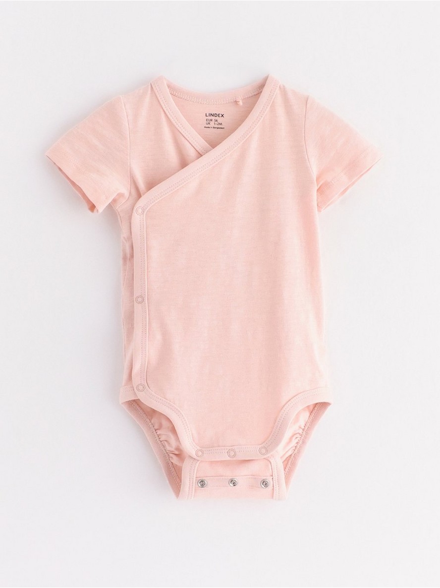 Bodi – Wrap bodysuit in slub jersey