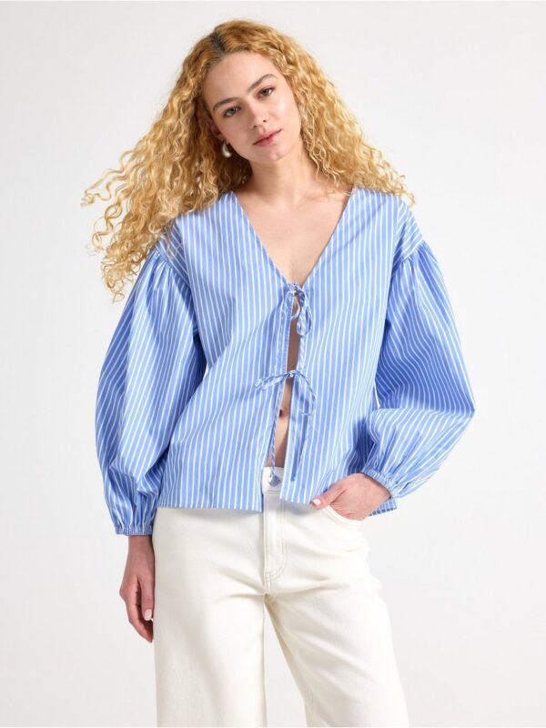 Long-sleeved blouse - 3005700-9614