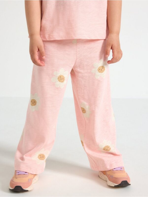 Trousers in slub jersey - 3005720-6932