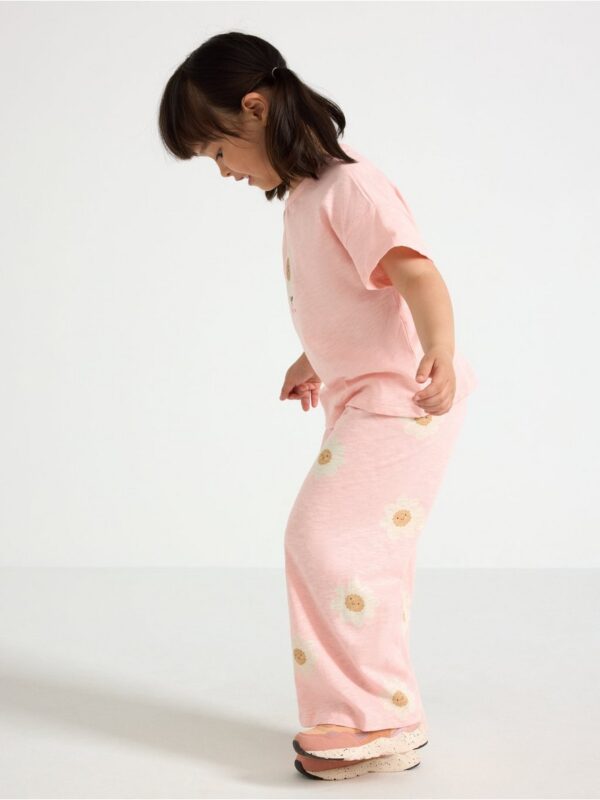 Trousers in slub jersey - 3005720-6932
