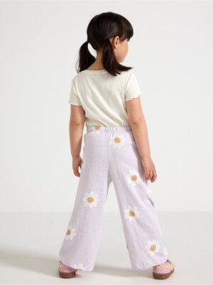 Trousers in slub jersey - 3005720-9959
