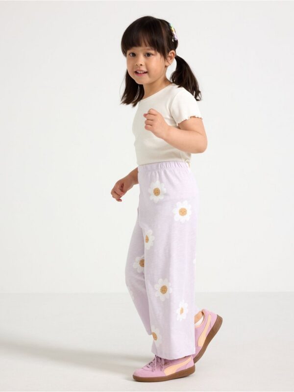 Trousers in slub jersey - 3005720-9959