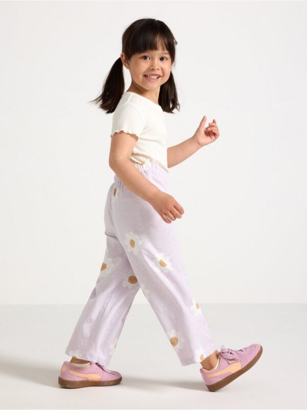 Trousers in slub jersey - 3005720-9959