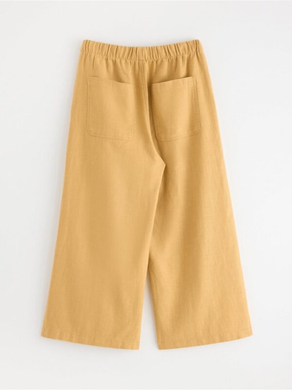 Cropped trousers in rami blend - 3005730-7705