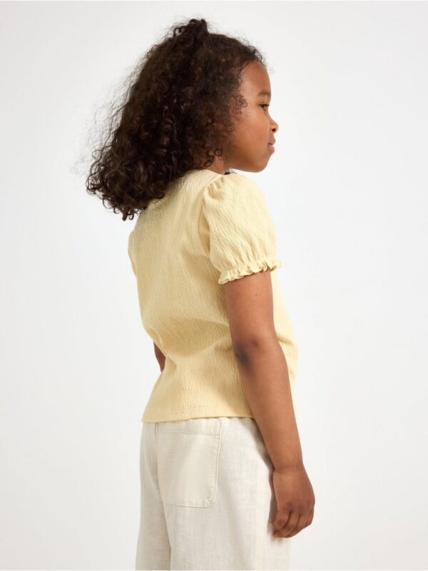 Top with puff sleeves - 3005736-1877