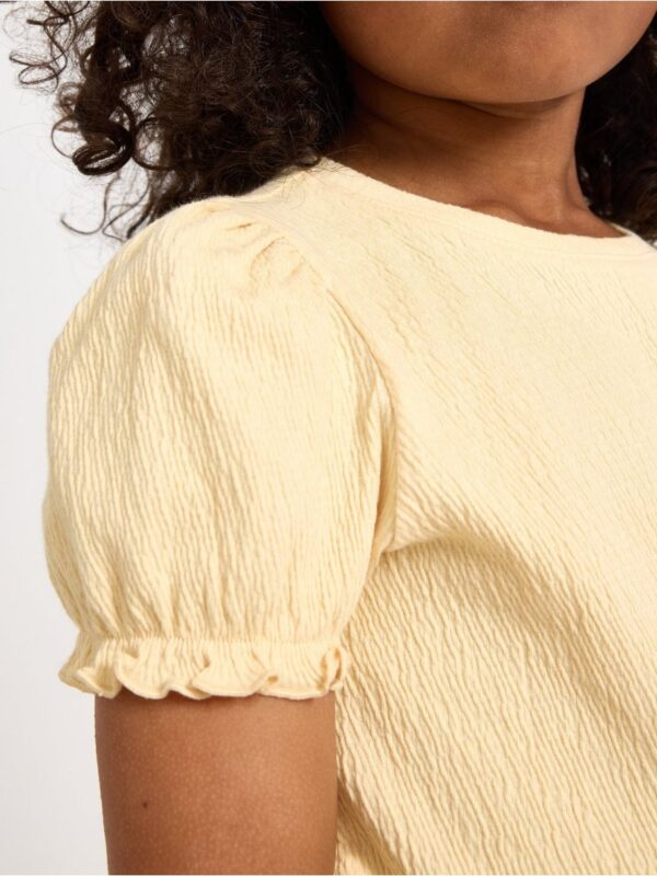 Top with puff sleeves - 3005736-1877