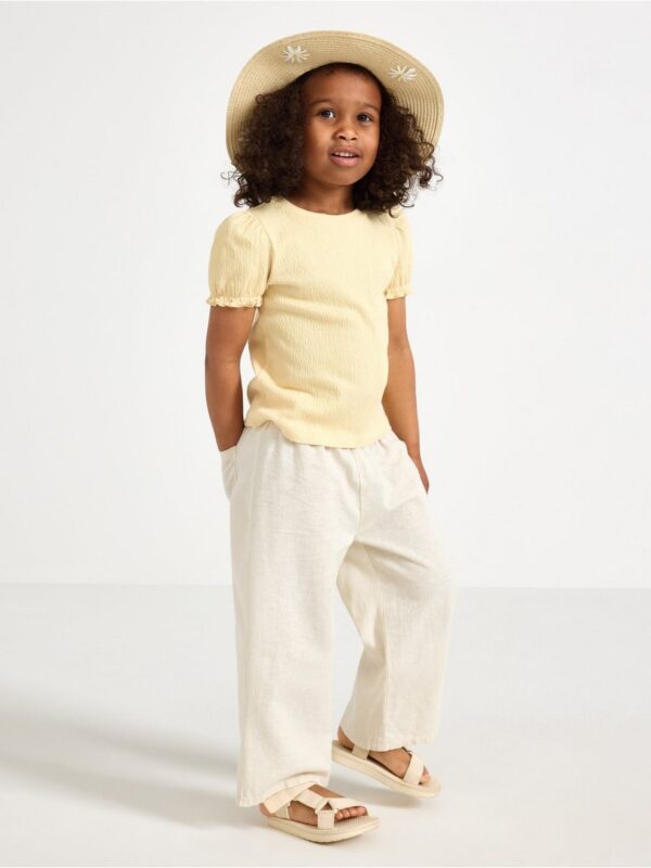 Top with puff sleeves - 3005736-1877