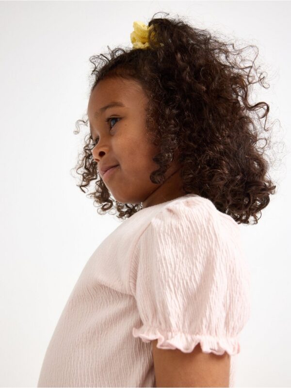 Top with puff sleeves - 3005736-7491