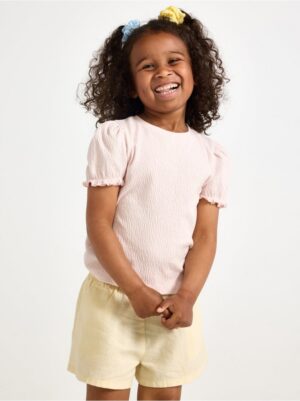 Top with puff sleeves - 3005736-7491