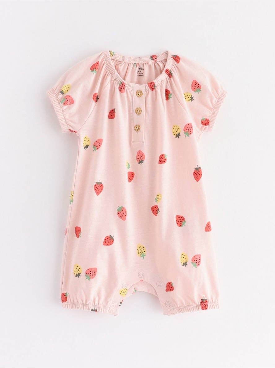 Kombinezon – Romper in slub jersey