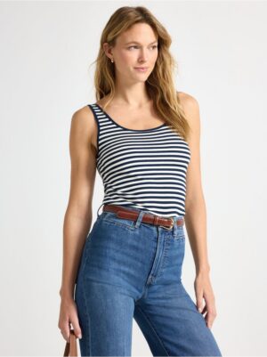 Ribbed tank top - 3005821-2150