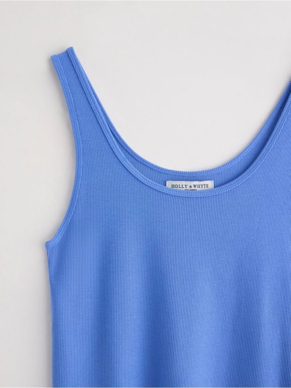 Ribbed tank top - 3005821-8467