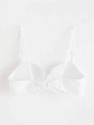 Push-up bra with broderie anglaise - 3005840-70