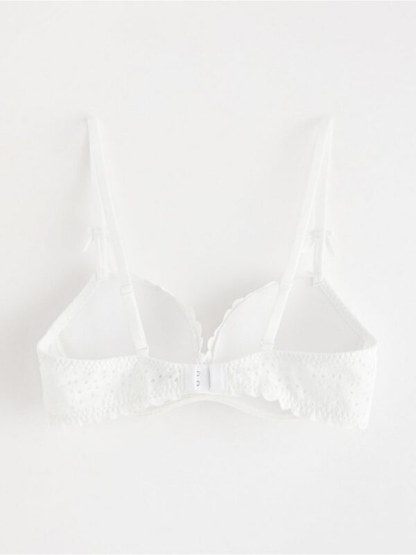 Push-up bra with broderie anglaise - 3005840-70