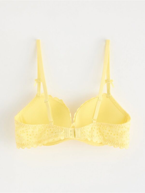 Push-up bra with broderie anglaise - 3005840-9681
