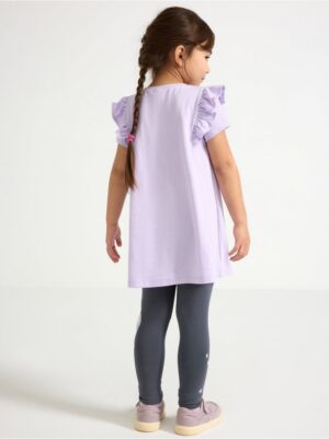 Short-sleeved tunic with frills - 3005909-4813
