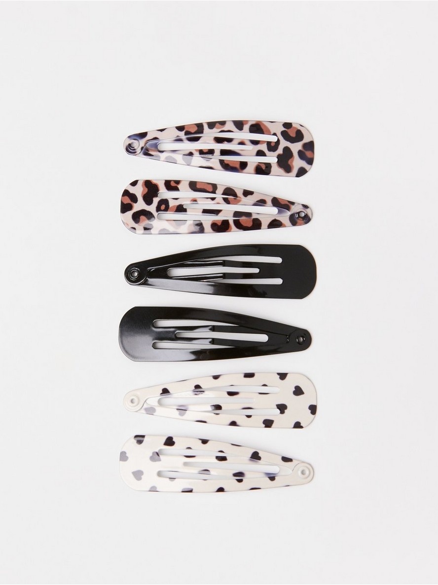 6-pack  hair clips - 3005930-6959