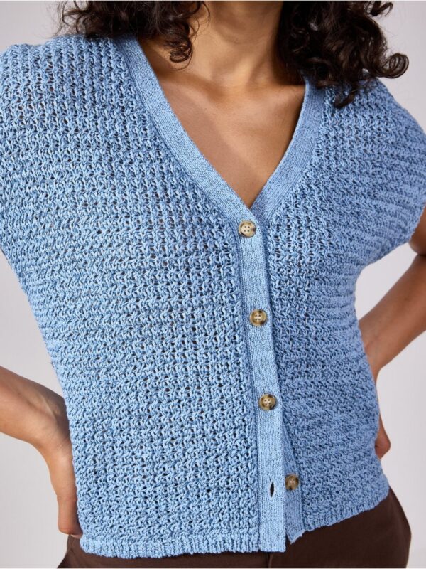 Knitted vest - 3005986-9614
