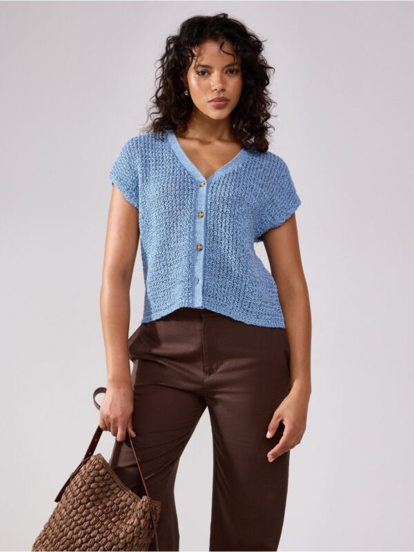 Knitted vest - 3005986-9614